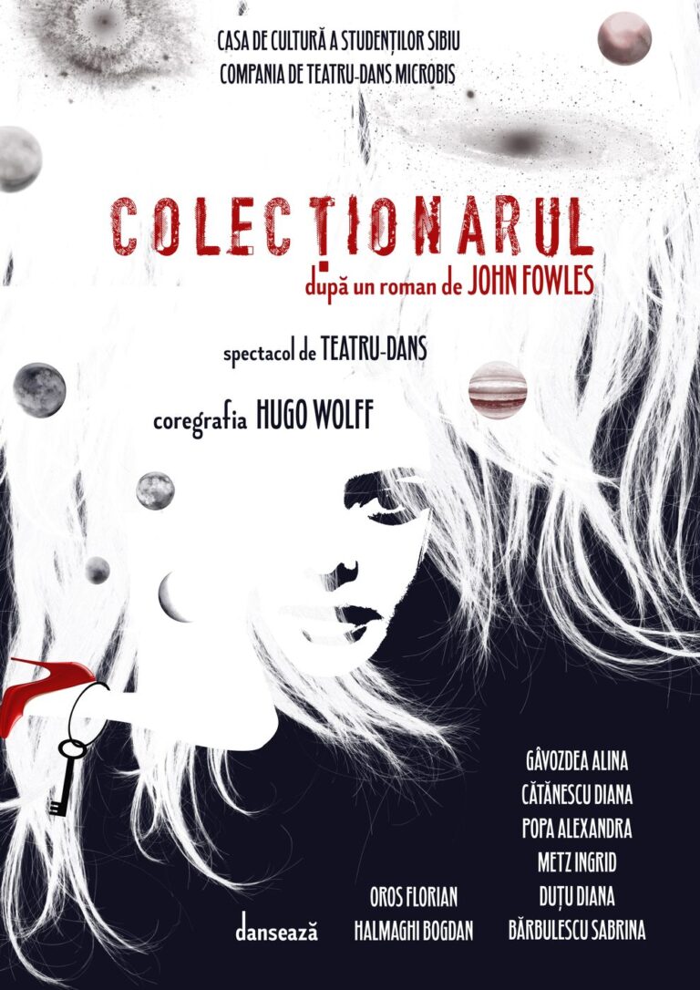 Compania de teatru-dans Microbis – Colecționarul, 2017 (afiș)