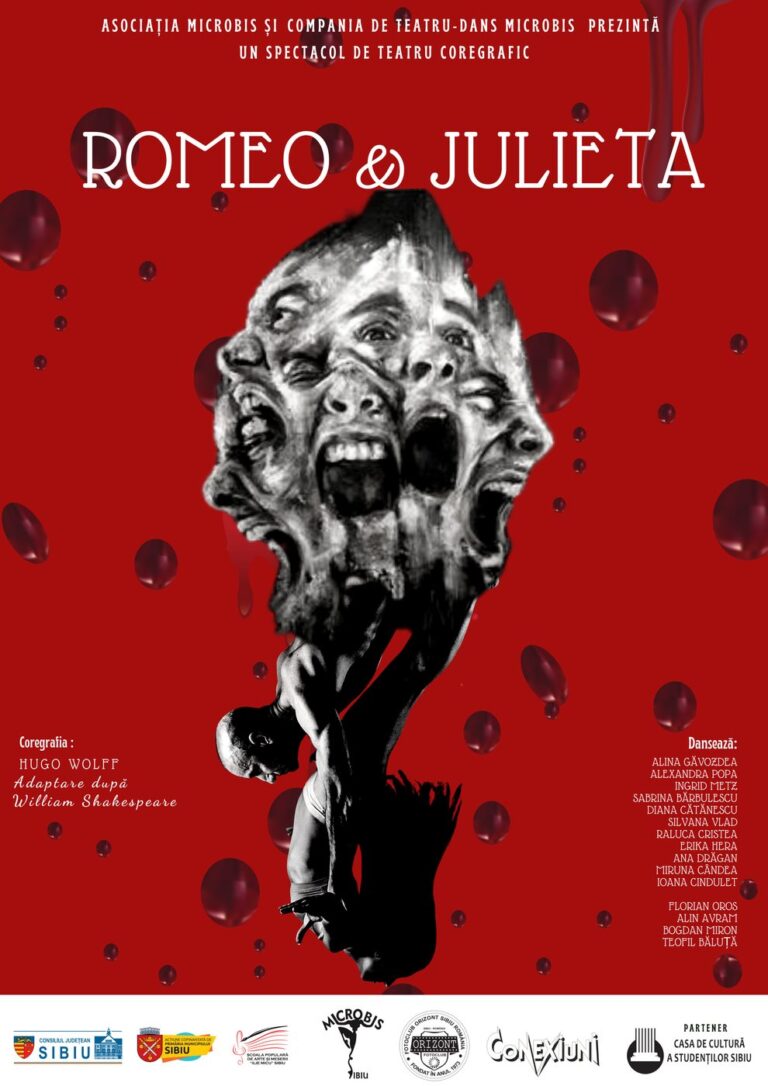 Compania de teatru-dans Microbis – Romeo și Julieta, 2019 (afiș)